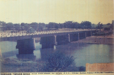 Bridge across River Krishna near Nandgaon