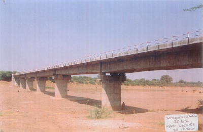Bridge across Godavari River at Sawkhedganga